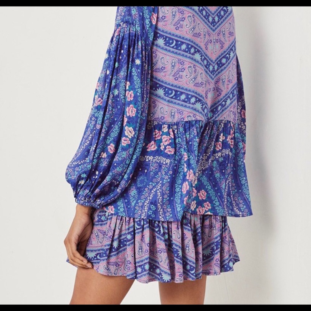 BNWOT Spell & The Gypsy City Lights mini skirt